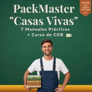 Pack Master Curso de Construcción con COB | De los Cimientos a la Terminación Final + 7 Manuales
